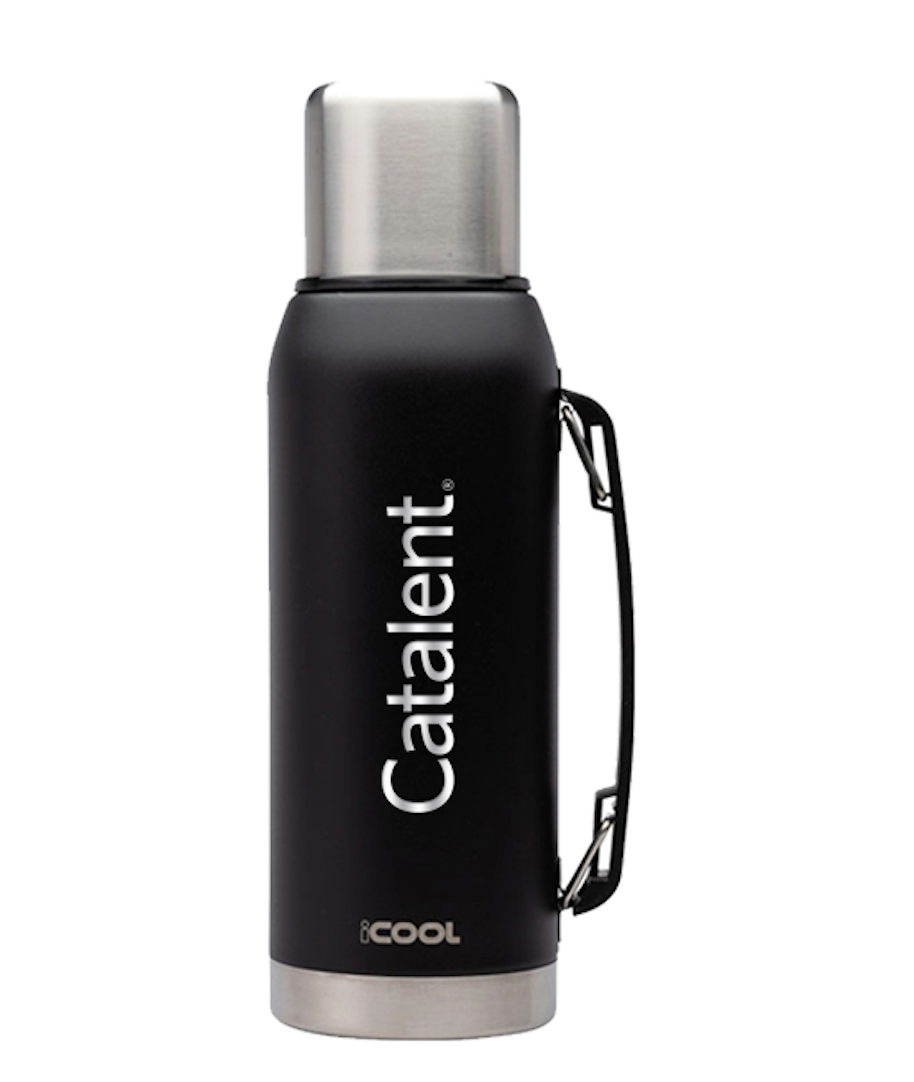 HOLIDAY iCOOL® Silverton 34 oz. Double Wall, Stainless Steel Water Bottle KW3506